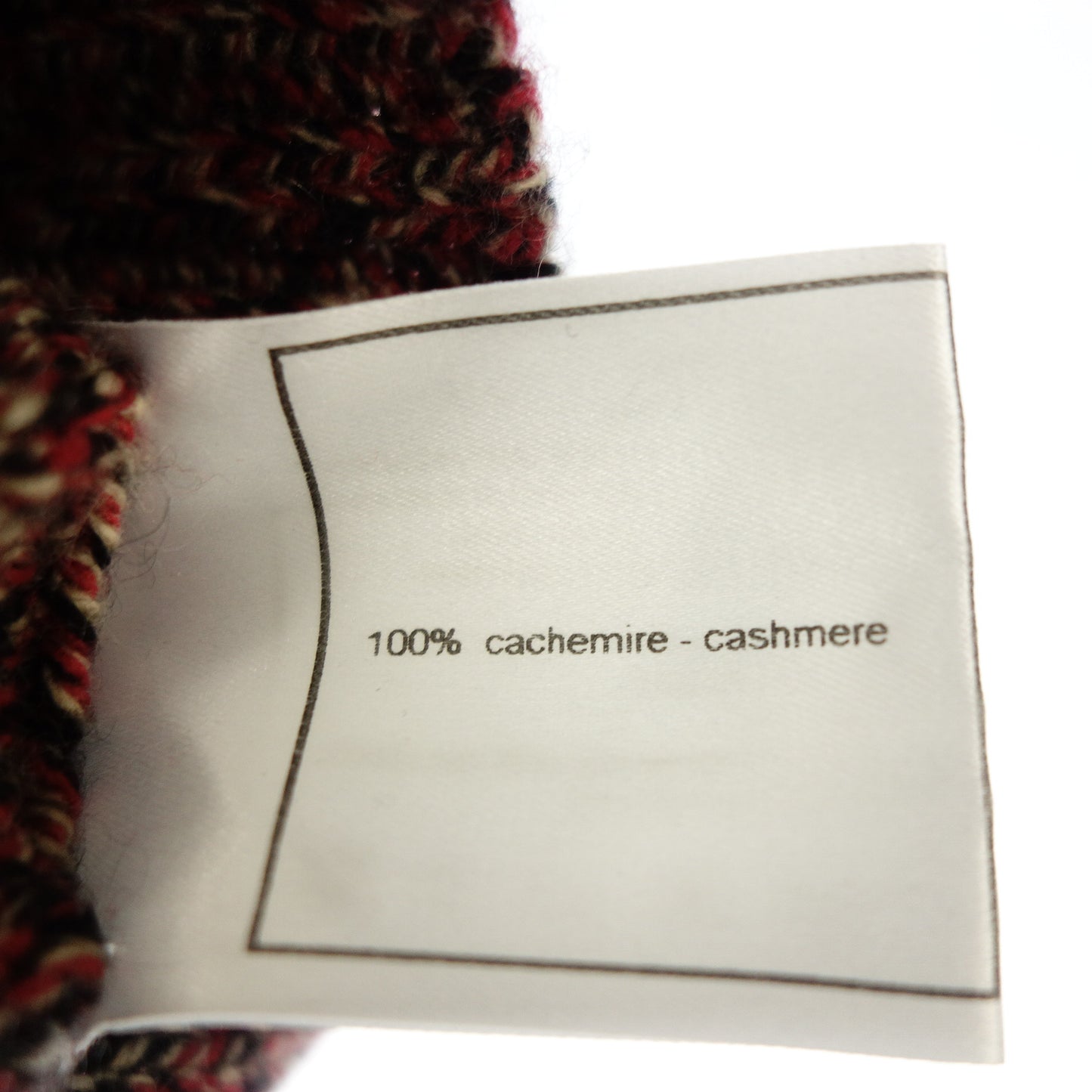 シャネル ニットセーター ミックスカラー 01A レディース 42 赤系 CHANEL【AFB14】【中古】