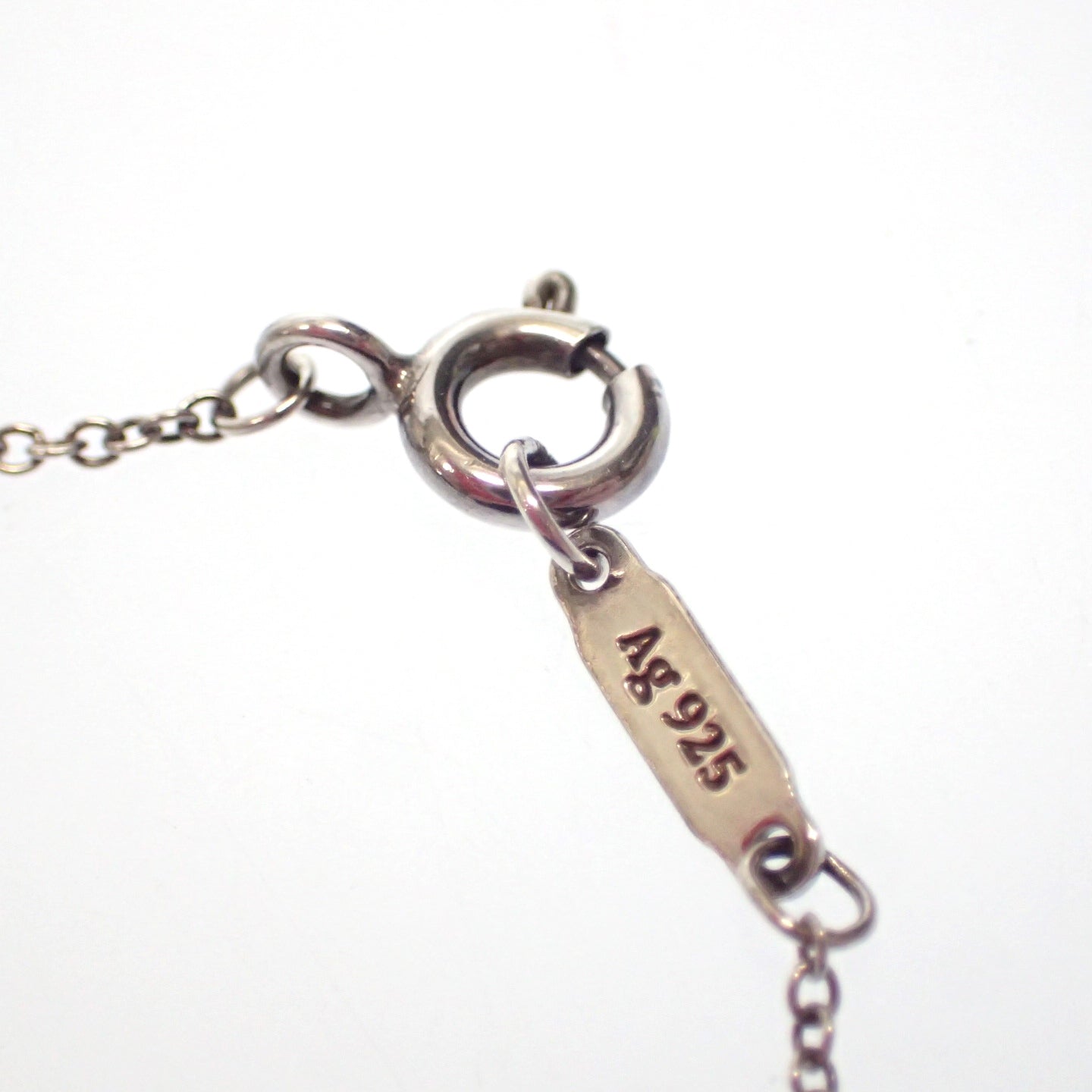 ティファニー ネックレス インターロッキング サークル SV925 シルバー Tiffany&Co.【AFI8】【中古】