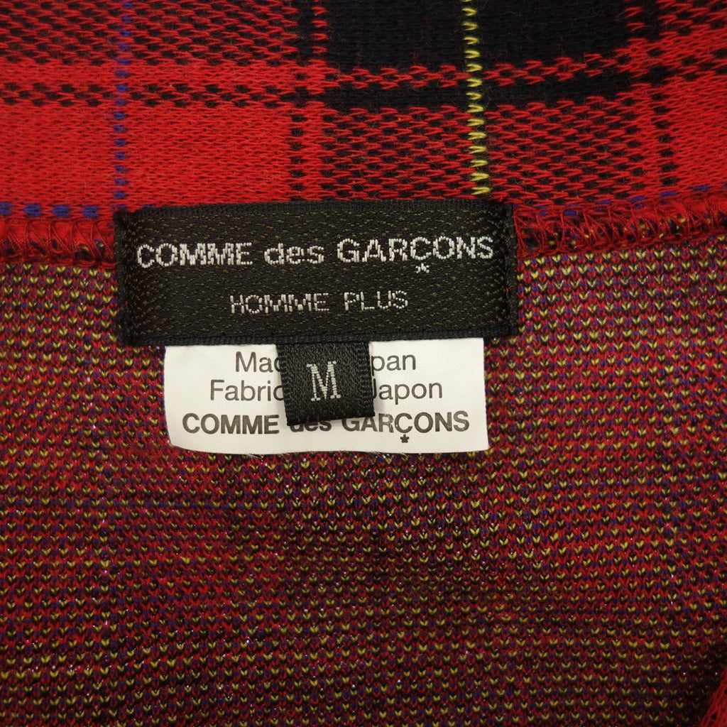 美品◆コムデギャルソンオムプリュス カーディガン PF-T004 再構築 20AW メンズ レッド系 サイズM COMME des GARCONS HOMME PLUS【AFB18】