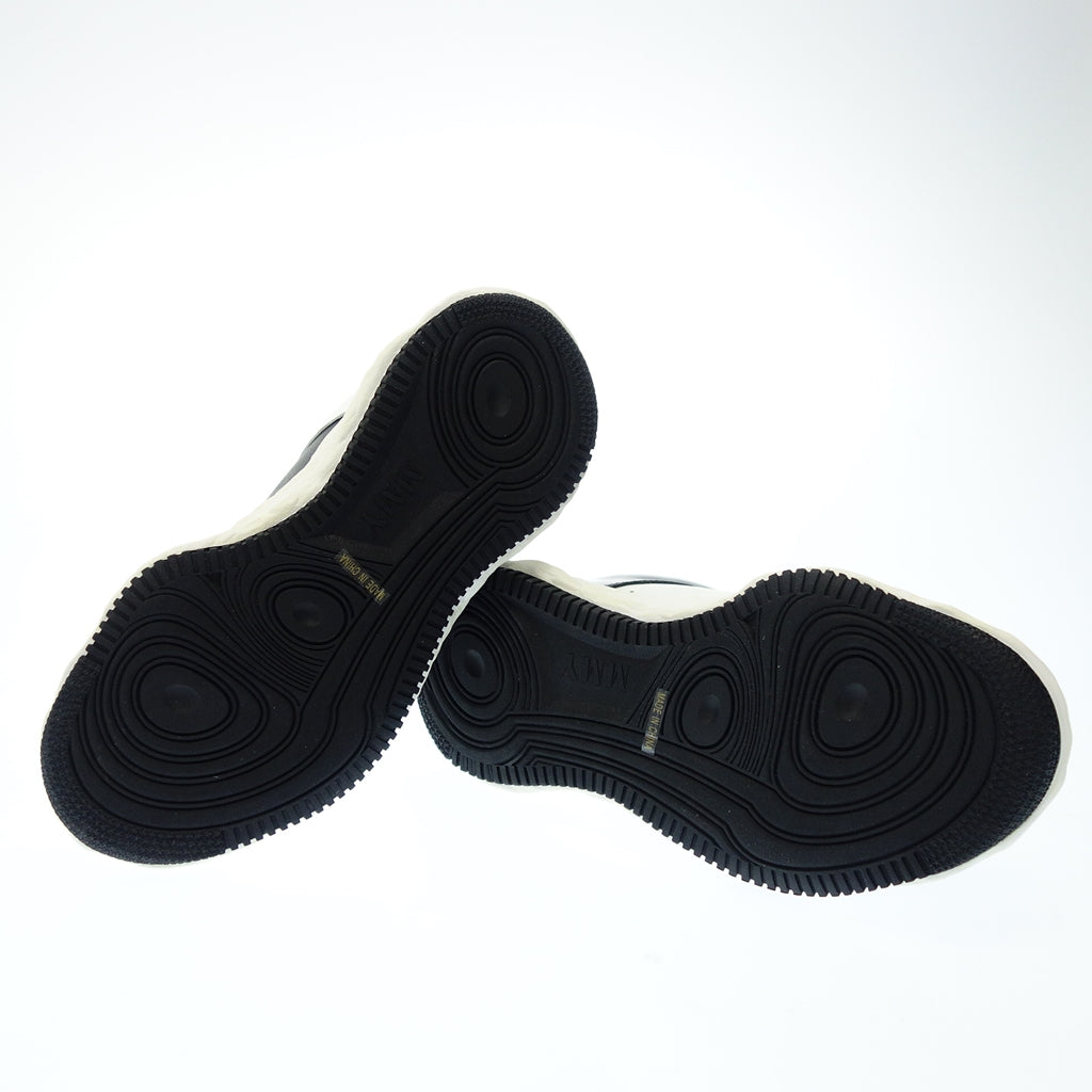 新品同様◆メゾン ミハラヤスヒロ スニーカー FR2 atmos ウェインローレザー WAYNE LOW LEATHER メンズ 42 白×黒系 Maison MIHARA YASUHIRO【AFD3】
