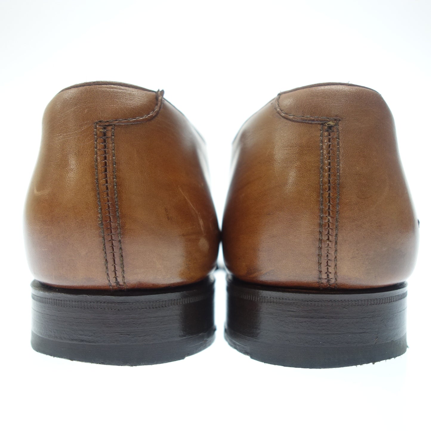 美品◆クロケット&ジョーンズ レザーシューズ ベルグレイブ パンチドキャップトゥ メンズ 6D 茶 CROCKETT&JONES【AFC19】