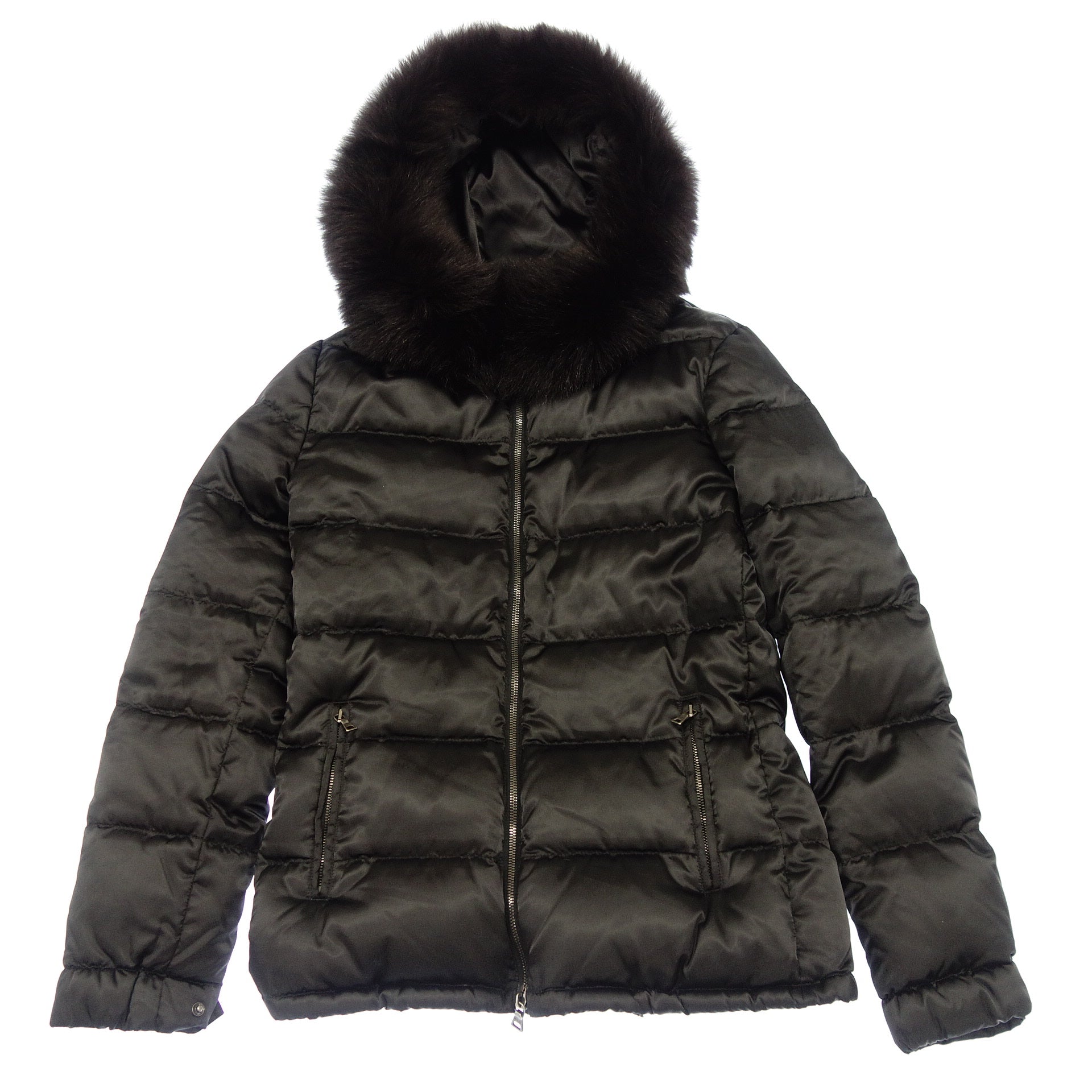Prada Puffer Jacket Women's Prada Coat With Fur Hood Prada
