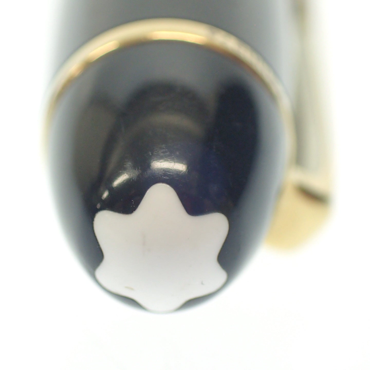 美品◆モンブラン ボールペン マイスターシュテュック キャップ式 黒×ゴールド MONTBLANC【AFI9】