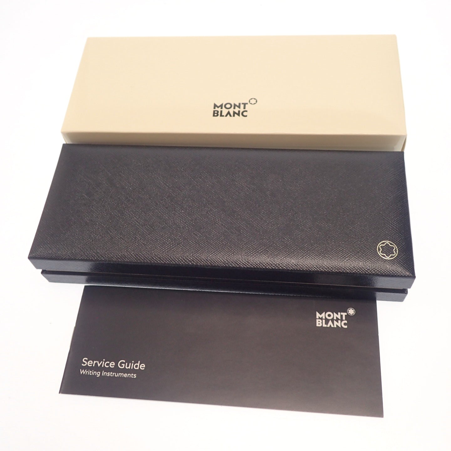 モンブラン ボールペン マイスターシュテック 回転式 黒×シルバー 箱付き MONTBLANC【AFI20】【中古】