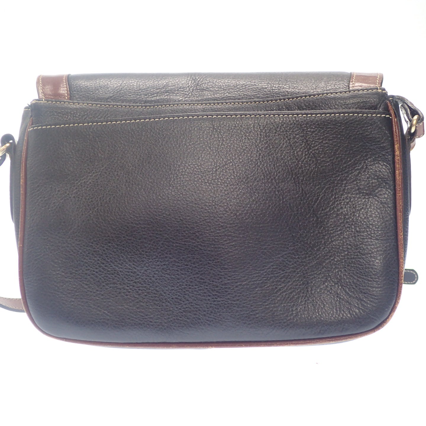 中古◆バリー ショルダーバッグ フラップ付き レザー ブラウン BALLY【AFE3】