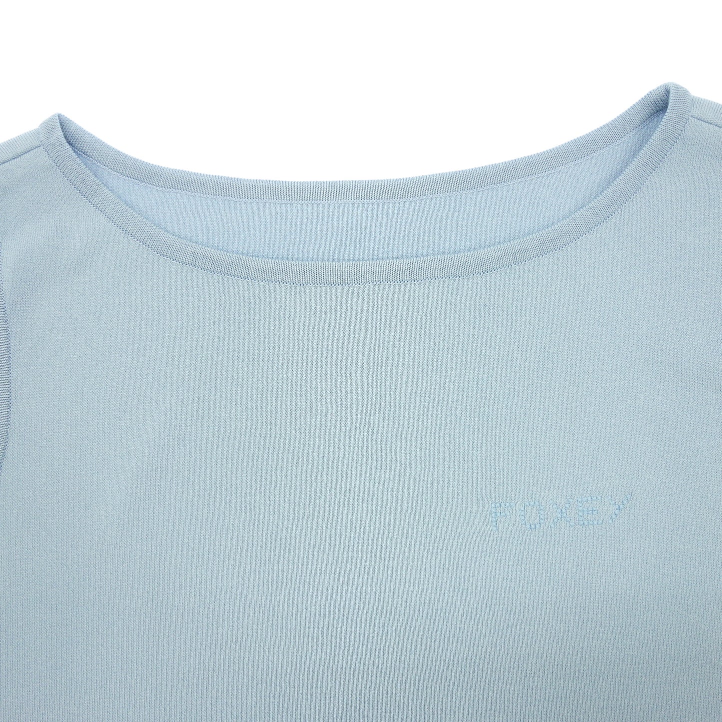 極美品◆フォクシー ブティック ノースリーブ 41209 レディース ブルー系 サイズ40 FOXEY BOUTIQUE【AFB28】