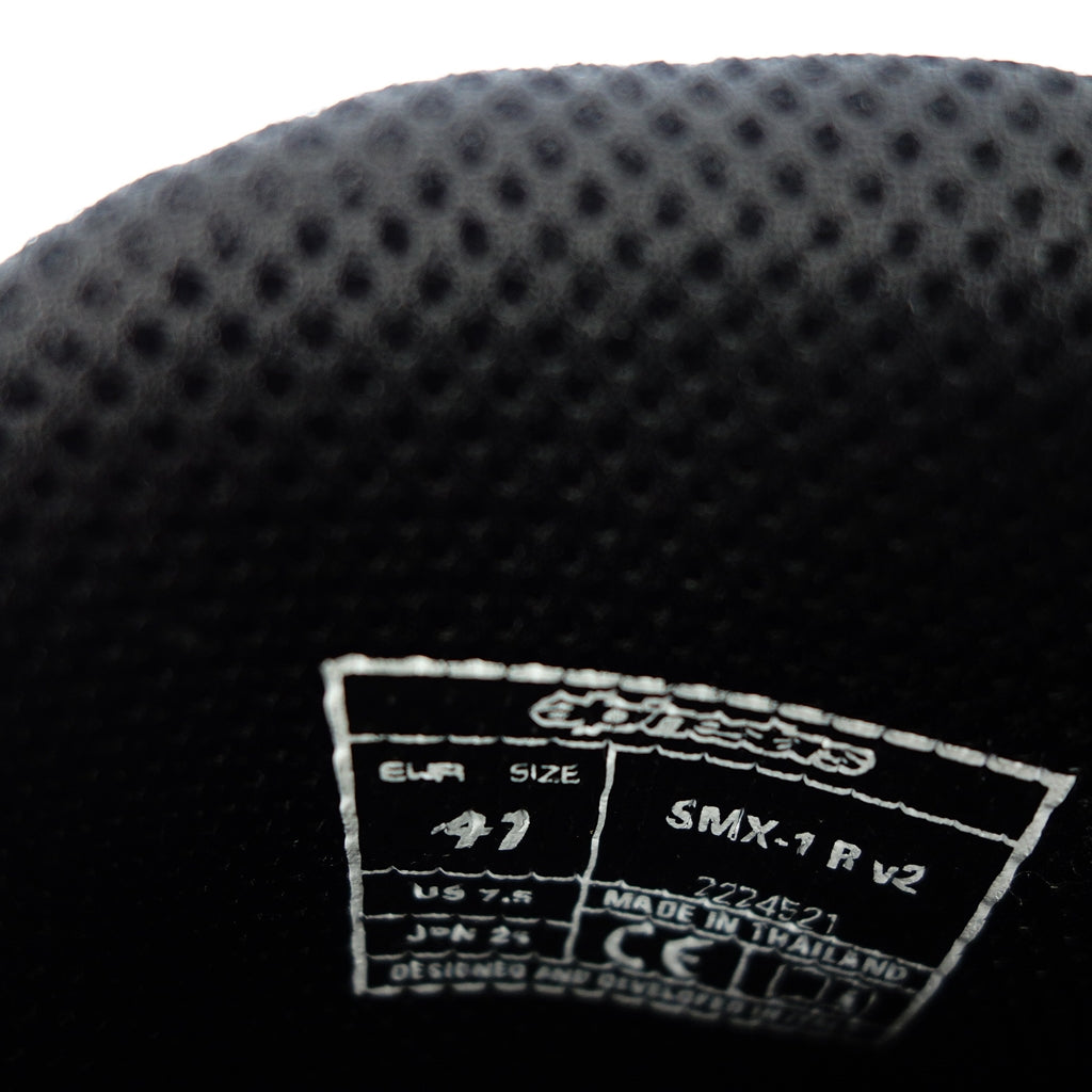 美品◆アルパインスターズ ブーツ ライディングブーツ SMX-1R v2 メンズ 41 黒系 alpinestars【AFC51】