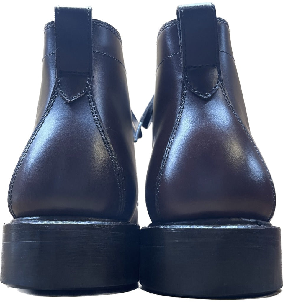 状况非常好 ◆ Rutt Shoes 皮鞋 V 型靴子 8752 棕色 US8D Rutt Shoes
