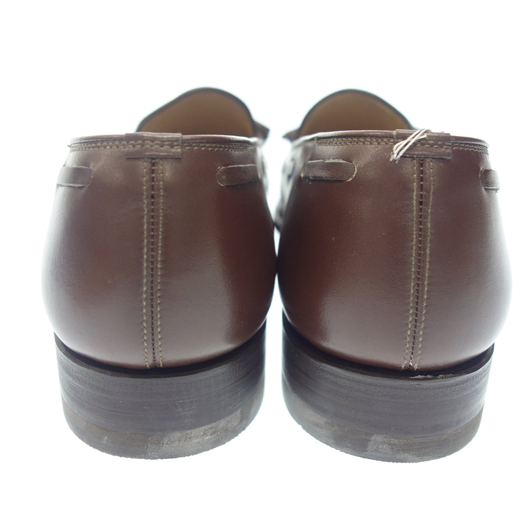 新品同様◆バーバリーズ レザーシューズ タッセルローファー メンズ サイズ26.5 ブラウン Burberry's【AFD2】