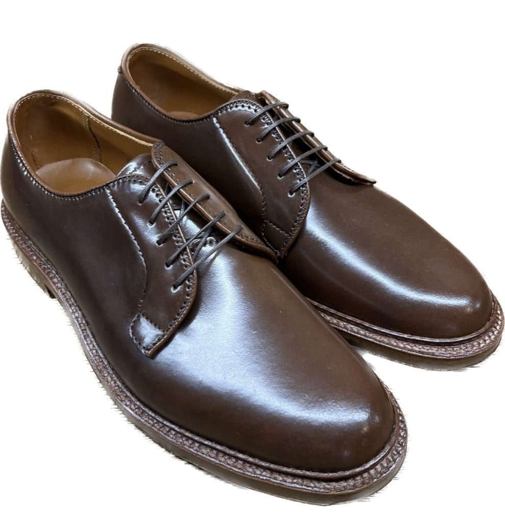 未使用◆Alden 皮鞋 平头 99020 Labelo Cordovan Size8 ALDEN