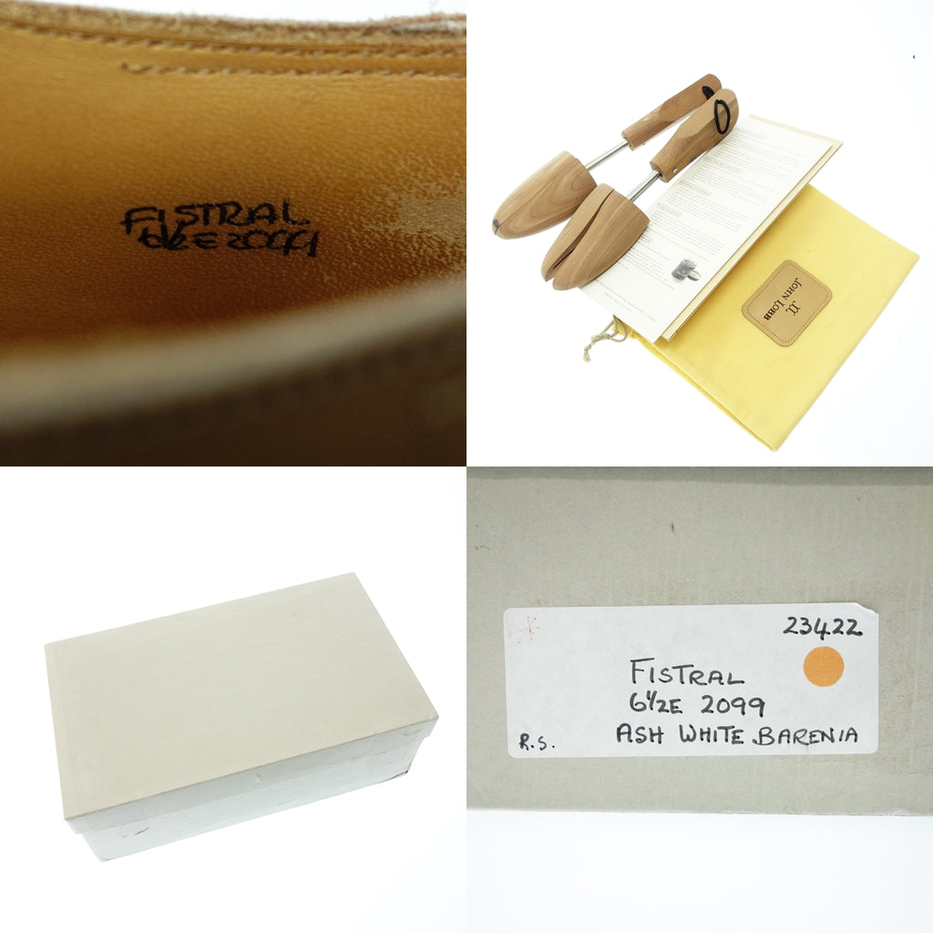 ジョンロブ 4アイレットシューズ フィストラル 2099ラスト メンズ ベージュ 6.5 JOHN LOBB【AFD1】【中古】