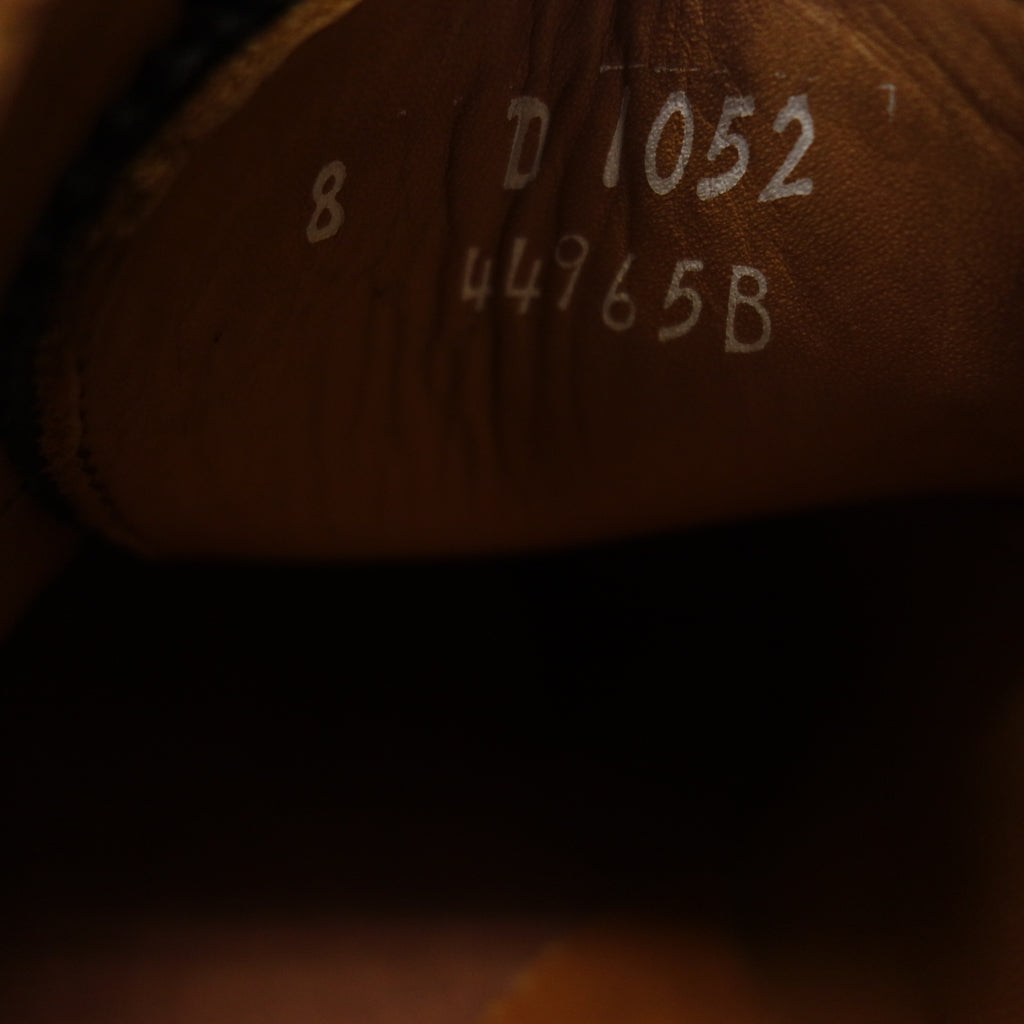 極美品◆アレンエドモンズ レザーシューズ セミブローグ メンズ ブラック サイズ8D Allen Edmonds【AFD1】