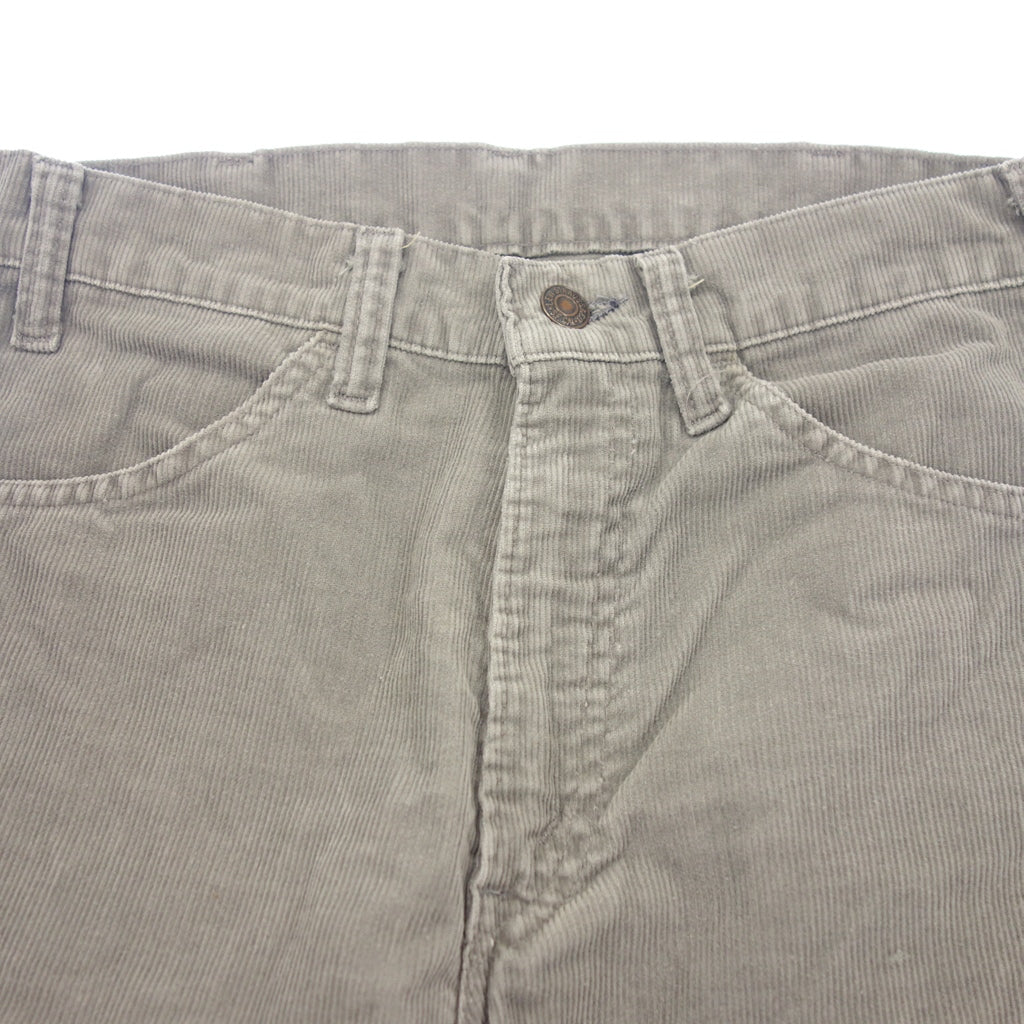 美品◆リーバイス パンツ コーデュロイ 519-1555 グレー 85年 ボタン裏刻印536 42TALON メンズ Levi's【AFB32】