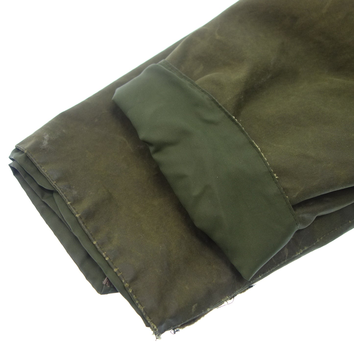 中古◆バブアー オイルドコート ジャケット ノーザンブリア 1990年代 サイズ46 メンズ カーキ Barbour【AFA5】