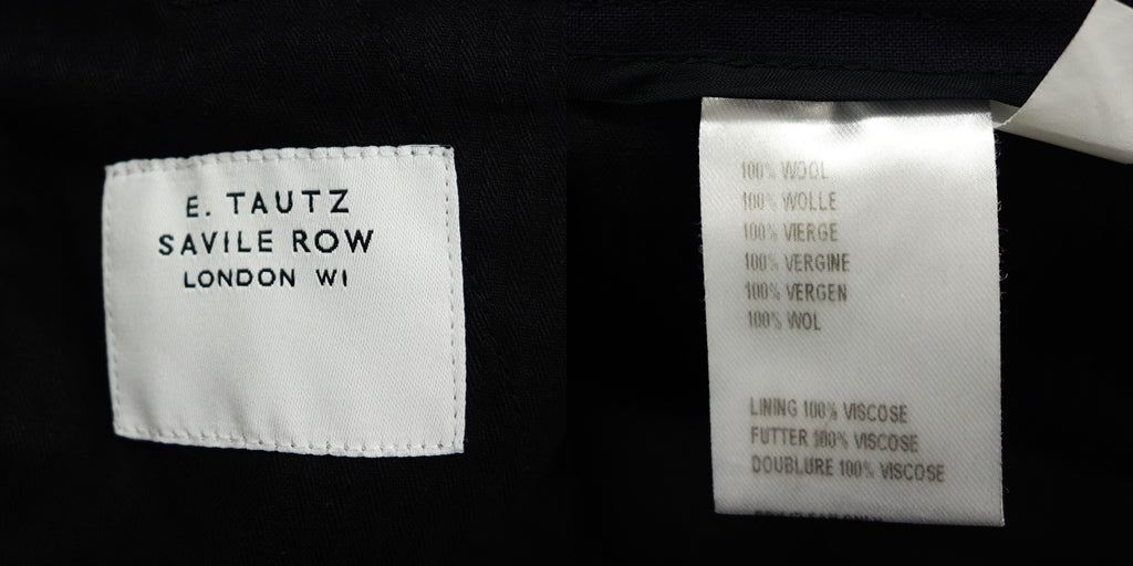 イートウツ サヴィルロウ ネイビースラックス メンズ 30 ネイビー系 E.TAUTZ SAVILE ROW【AFB15】【中古】