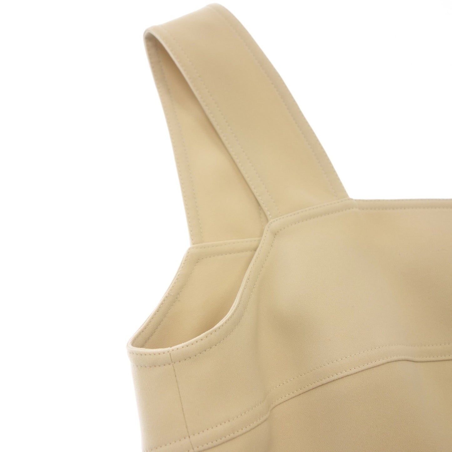 美品◆ルネ バルーンワンピース ノースリーブ レディース ベージュ サイズ34 Rene【AFB8】