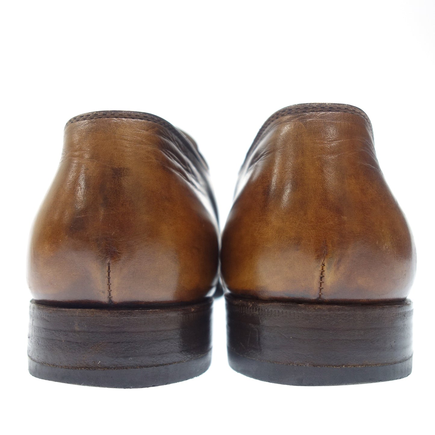 ベルルッティ レザーシューズ シングルモンク メンズ サイズ7 茶 Berluti【AFC17】【中古】