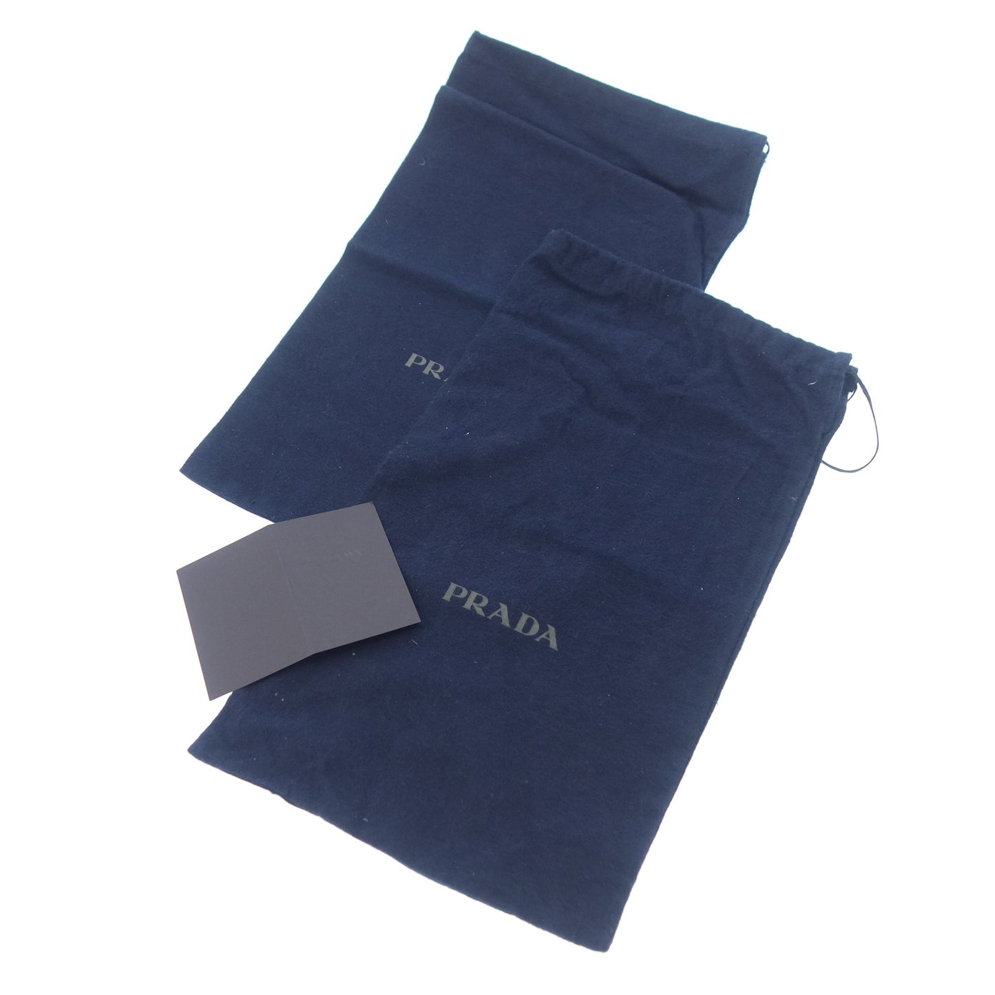 プラダ ドライビングシューズ レザー ロゴプレート メンズ ブラック 9 PRADA【AFD9】【中古】