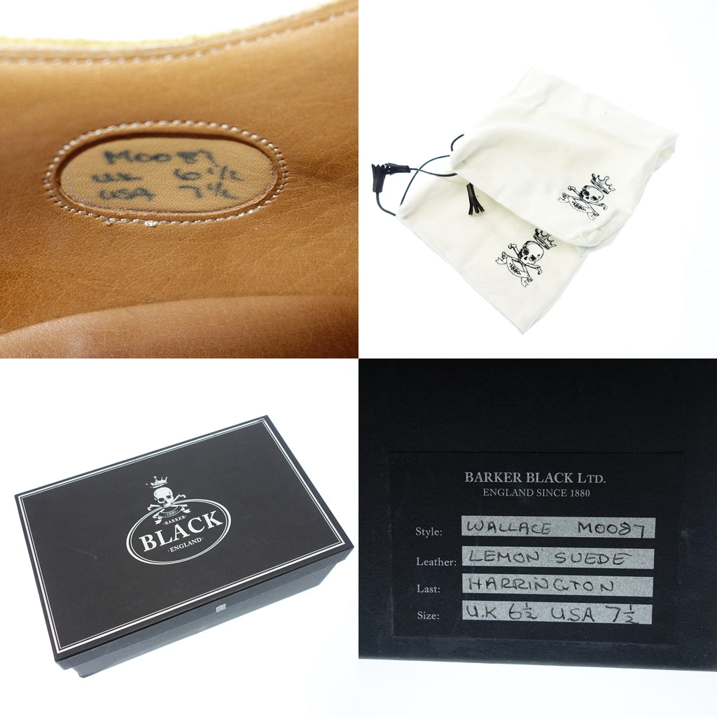 バーカー 2アイレットシューズ M0087 スエード メンズ 6.5 茶系 BARKER【AFD7】【中古】