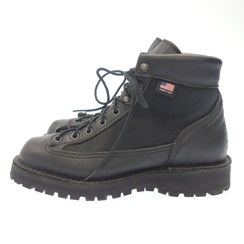 美品◆ダナー ライト トレッキングブーツ 31400X レースアップ レディース ブラック サイズUS6.5 DANNER LIGHT【AFC35】