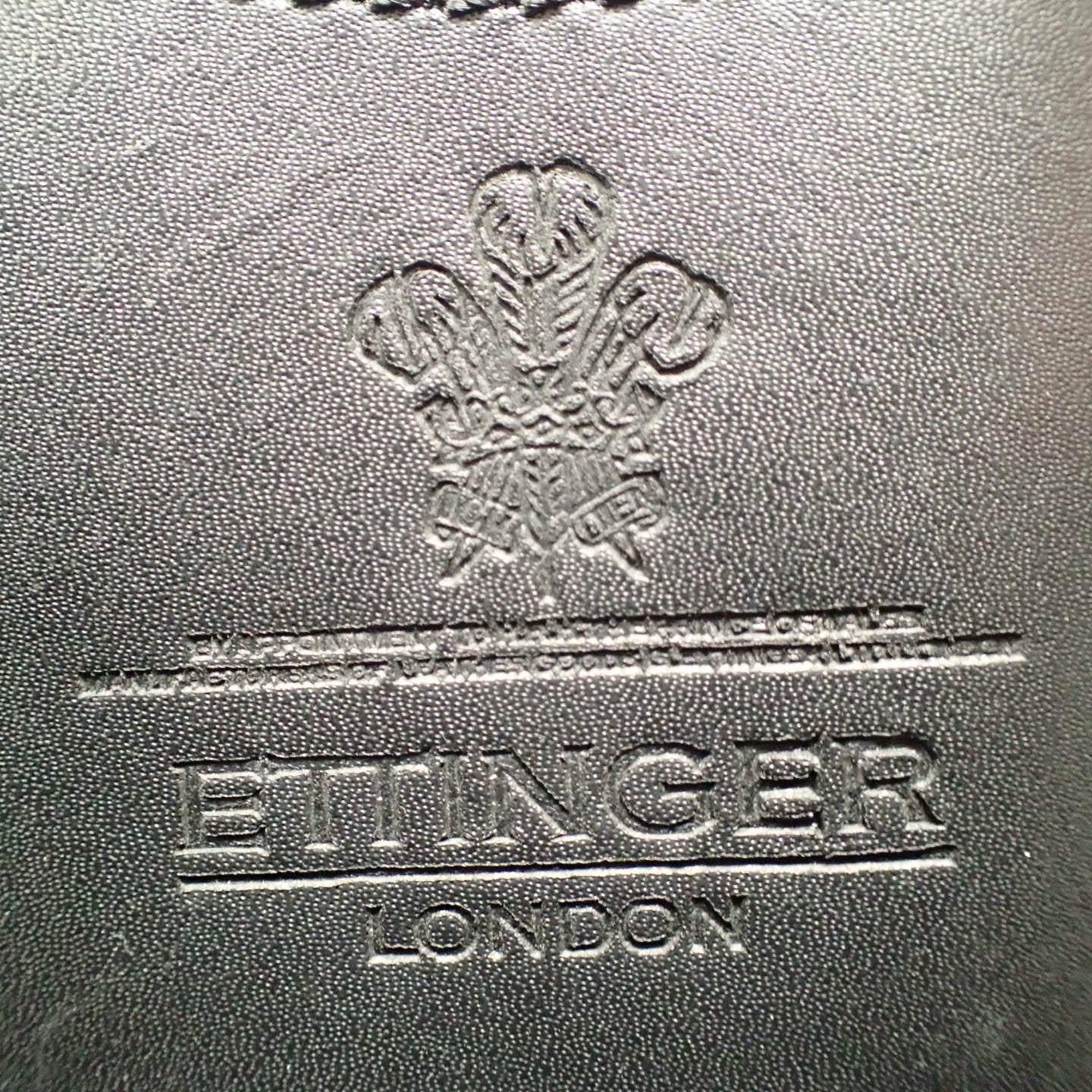 エッティンガーブリーフケース トートバッグ ブラック ETTINGER【AFE8】【中古】