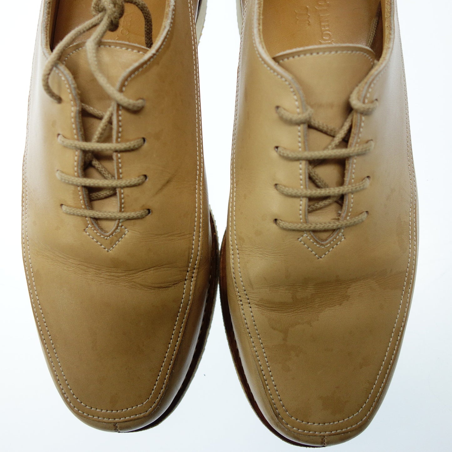 ジョンロブ 4アイレットシューズ フィストラル 2099ラスト メンズ ベージュ 6.5 JOHN LOBB【AFD1】【中古】