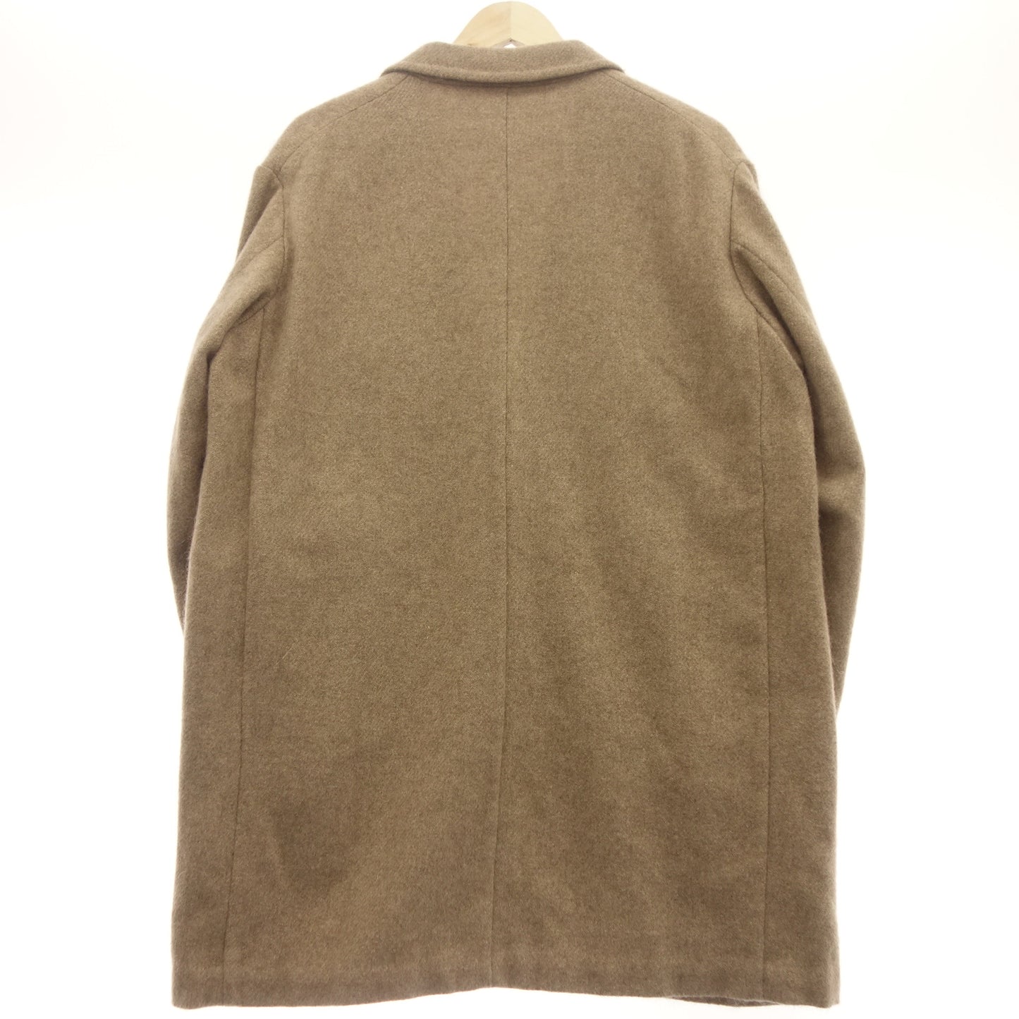 新品同様◆コモリ チェスターコート S03-04012 カシミヤ ベージュ サイズ1 メンズ COMOLI【AFA21】