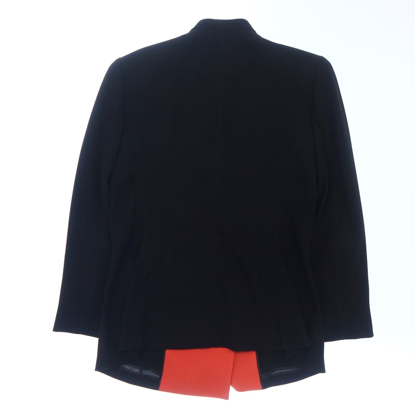 ジョルジオアルマーニ セットアップ ジャケット スカート レディース 42 黒 GIORGIO ARMANI【AFB32】【中古】