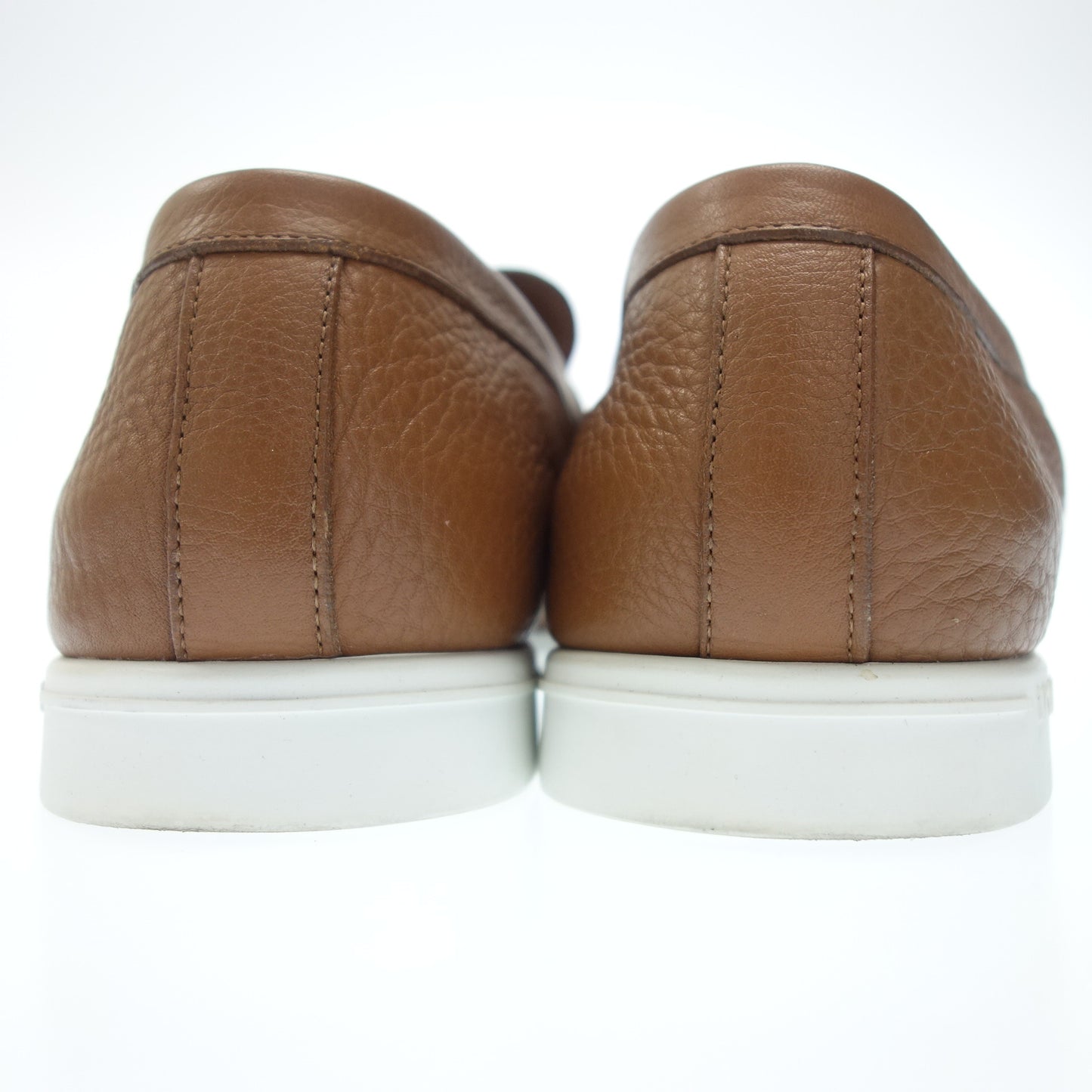 ルイヴィトン レザースニーカー エステートライン LV金具 メンズ 8 茶 LOUIS VUITTON【AFC11】【中古】