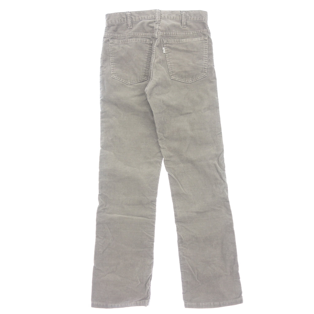 美品◆リーバイス パンツ コーデュロイ 519-1555 グレー 85年 ボタン裏刻印536 42TALON メンズ Levi's【AFB32】