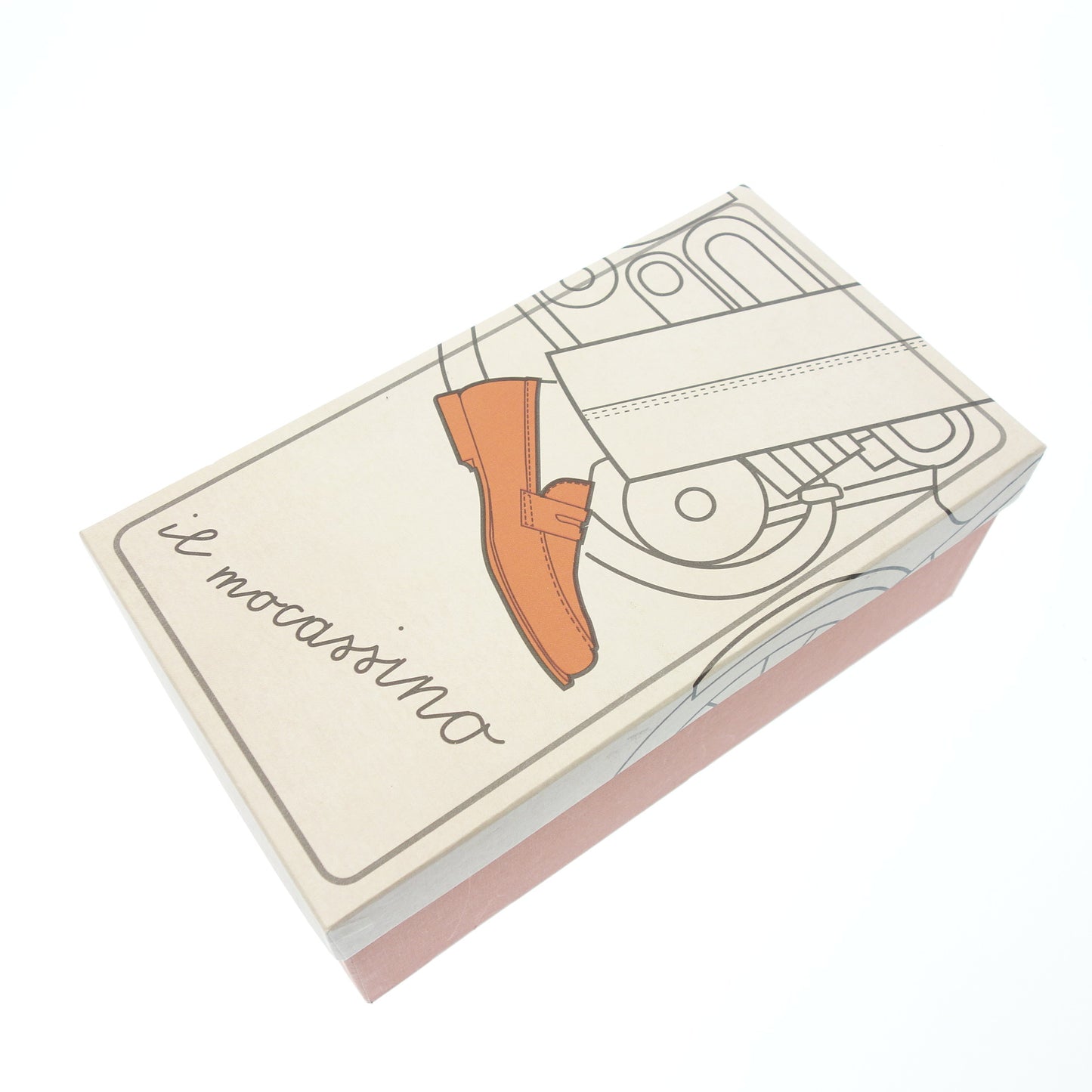 イルモカシーノ ローファー スエード ビット ラバー メンズ 39 白 IL MOCASSINO【AFD2】【中古】