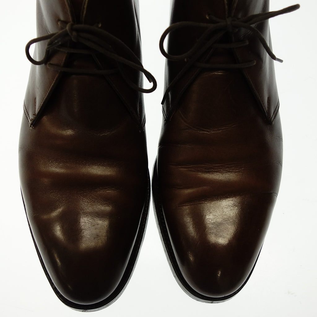 美品◆クロケット&ジョーンズ チャッカブーツ WATLING ビサルノ別注 メンズ 8.5E ブラウン系 CROCKETT&JONES【AFC17】