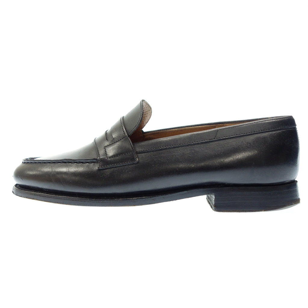 中古◆ジェイエムウエストン レザーシューズ シグニチャーローファー 180 カーフ メンズ サイズ6E 黒 J.M.WESTON【LA】