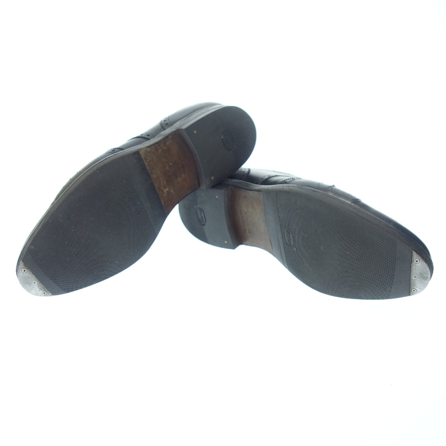 中古◆ジョンロブ レザーシューズ ウイングチップ ダービー 旧ロゴ 5.5 メンズ 黒 JOHN LOBB Darby【AFD1】