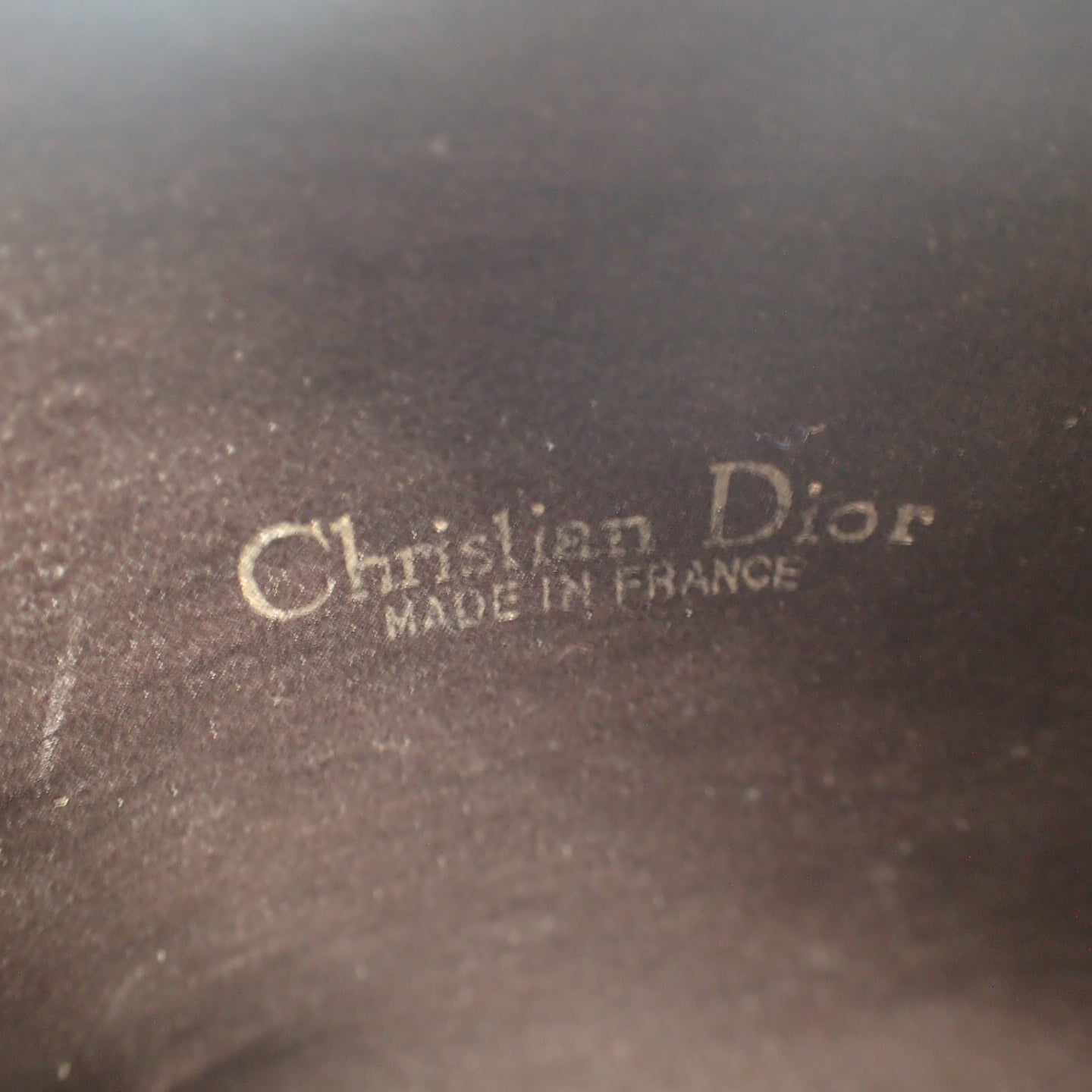 美品◆クリスチャンディオール ポーチ メイクポーチ トロッター ブラウン Christian Dior【AFI14】