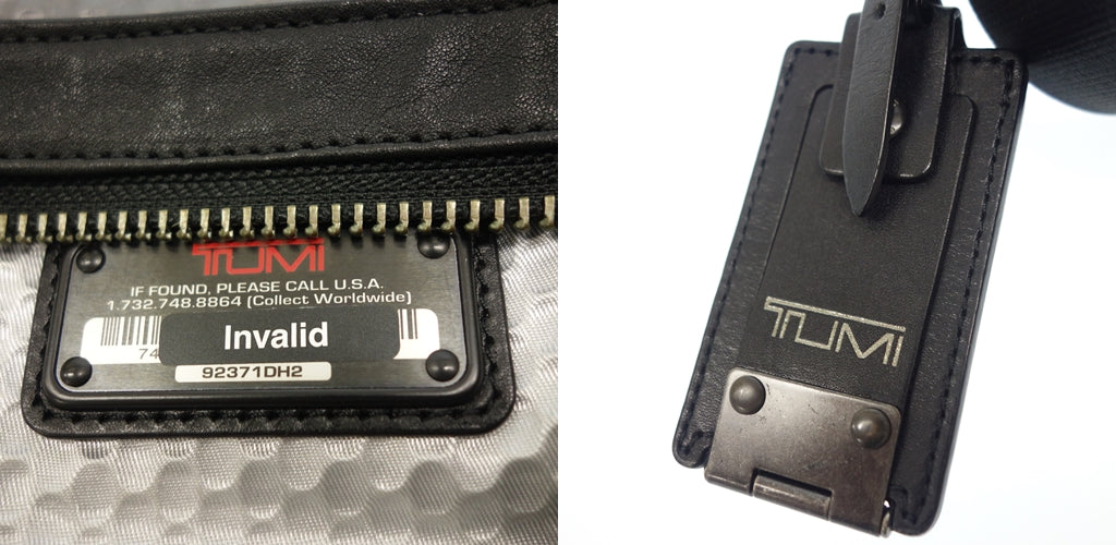 美品◆トゥミ ショルダーバッグ レザー 92371DH2 ブラック TUMI【AFE4】