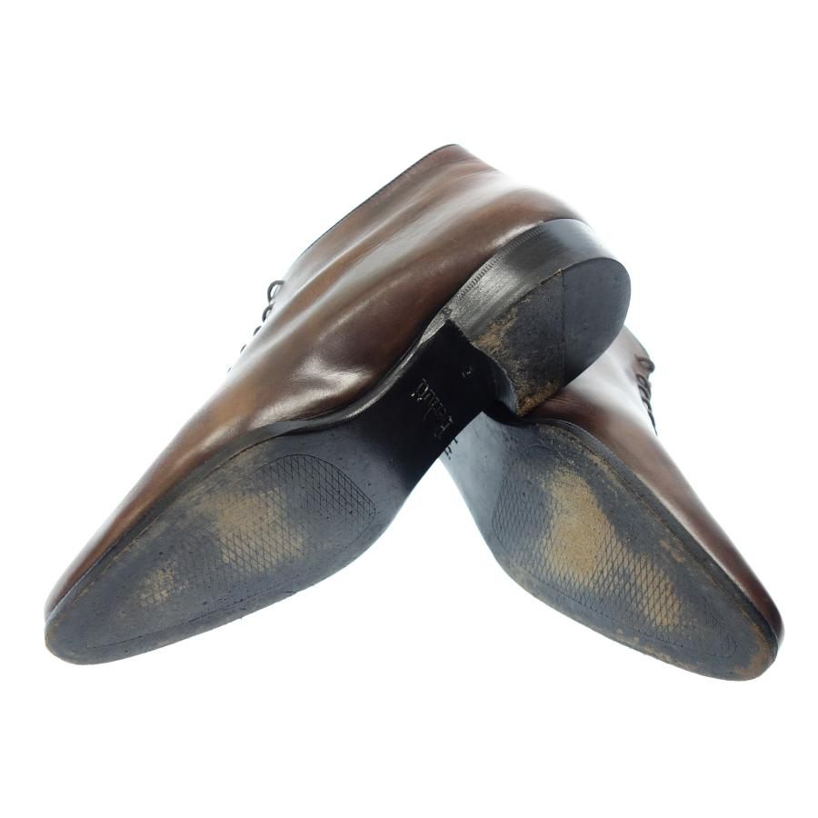 中古◆ベルルッティ ショートブーツ レザー メンズ サイズ5 茶 Berluti【LA】