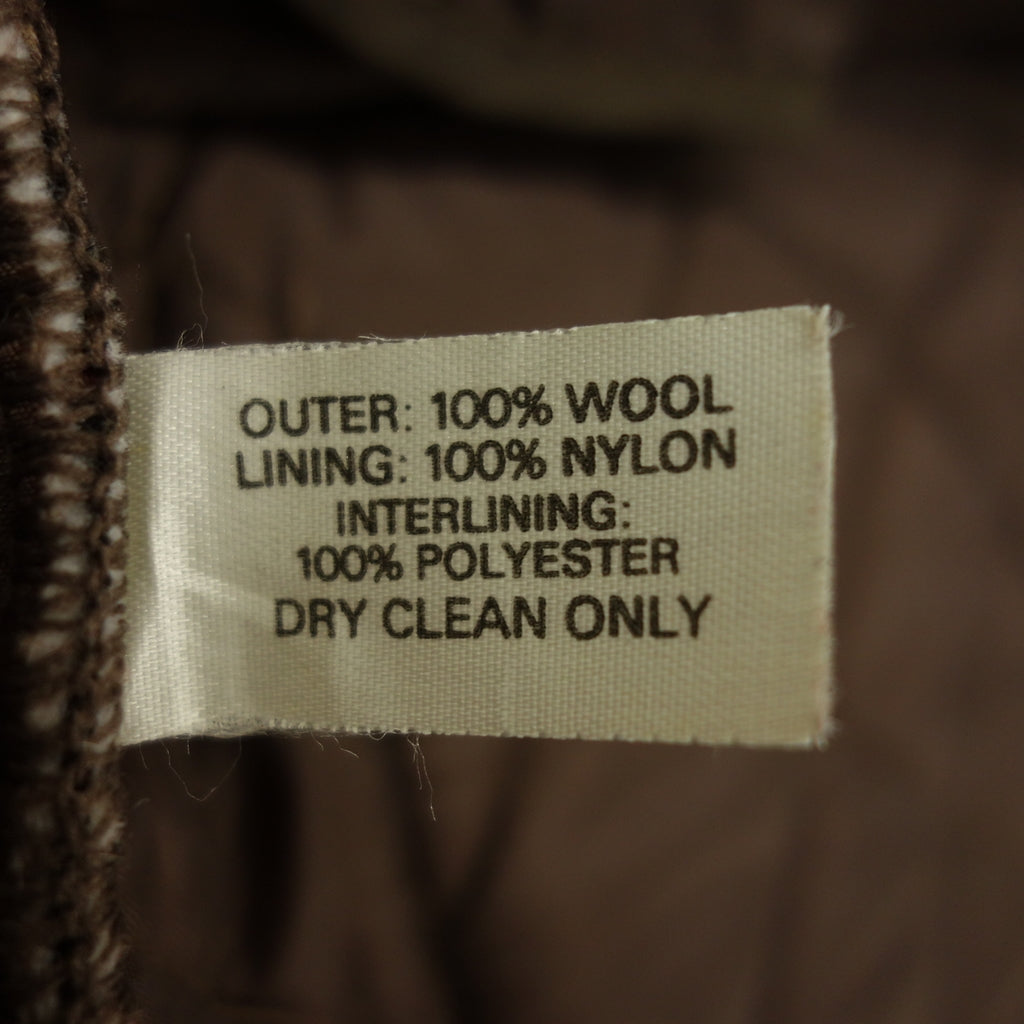 美品◆ユナイテッドアローズ ラベンハム キルティングコート ウール メンズ ブラウン系 サイズ40 UNITED ARROWS LAVENHAM【AFA7】