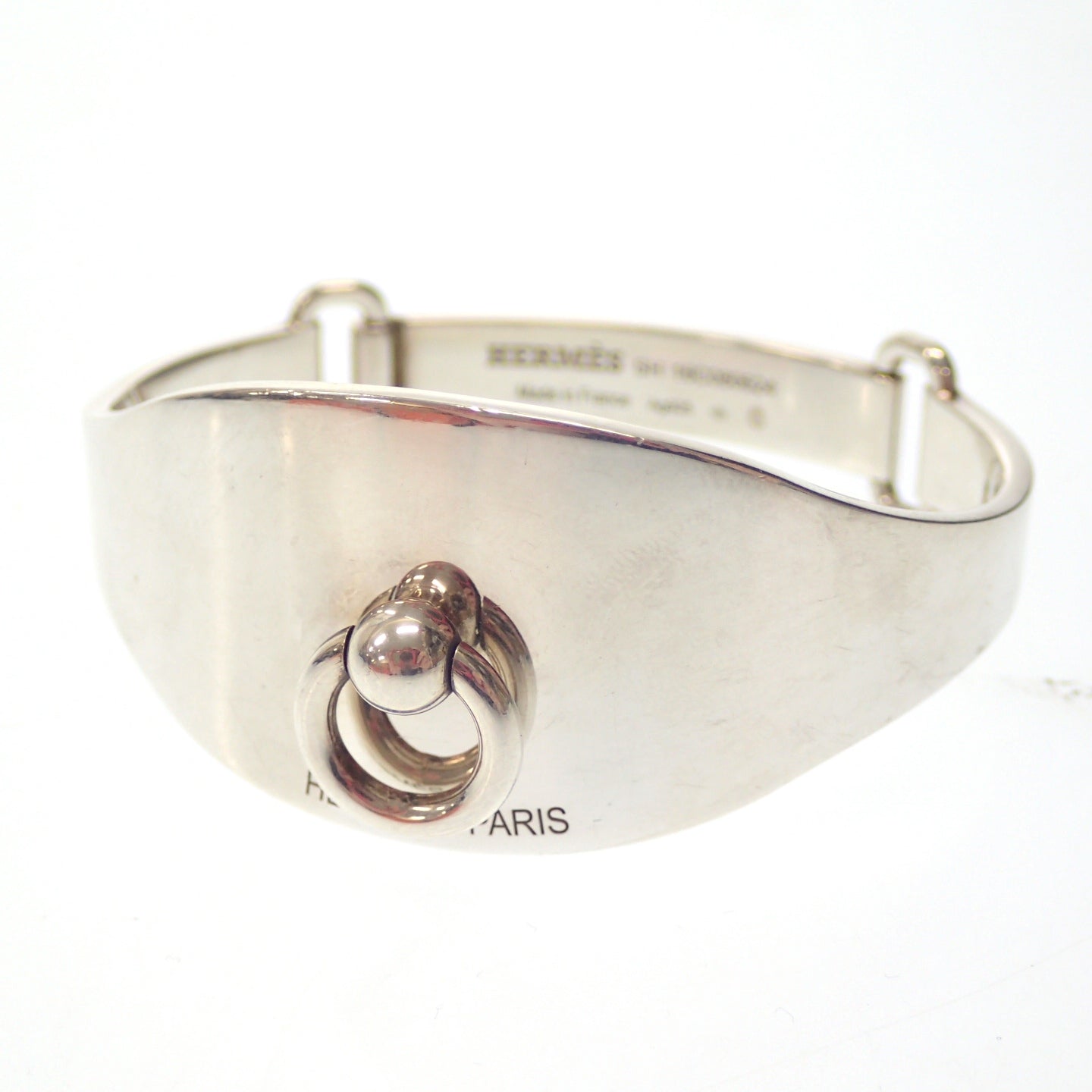 エルメス バングル Ag925 シルバー 箱付き HERMES【AFI18】【中古】