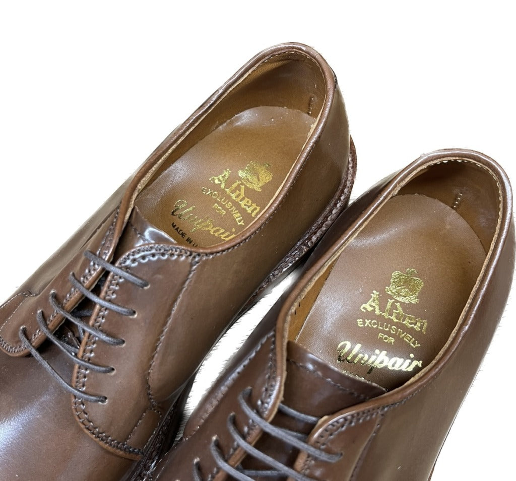 Unused◆Alden Leather Shoes Plain Toe 99020 Labelo Cordovan Size8 ALDEN