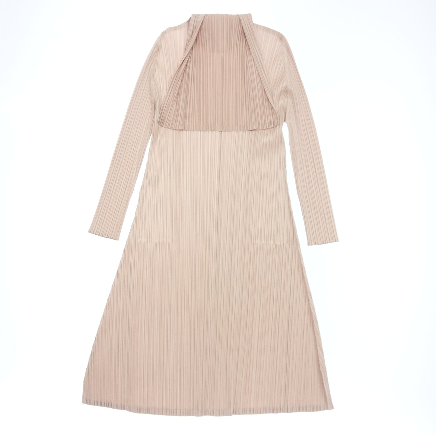 美品◆プリーツプリーズ イッセイミヤケ セーラー ワンピース PP01-JH125 レディース 3 ピンク PLEATS PLEASE ISSEY MIYAKE【AFB34】