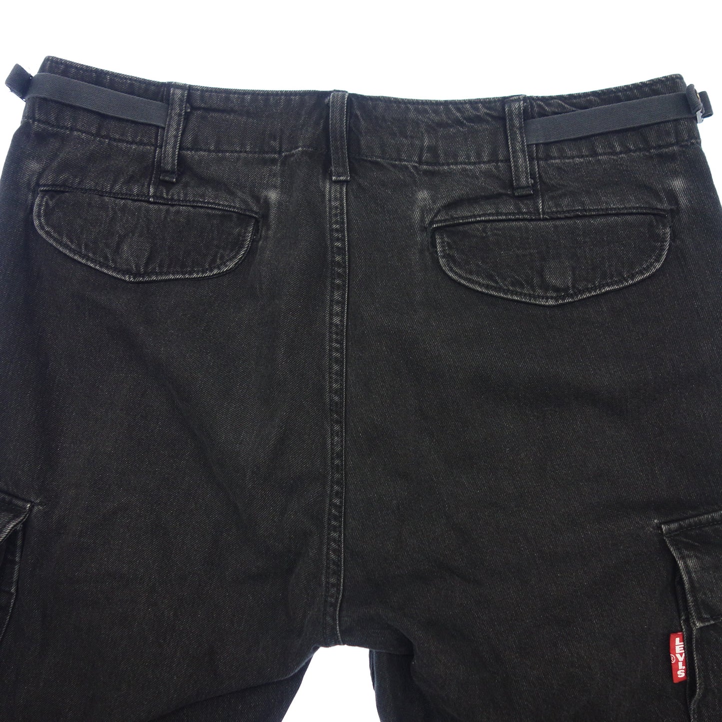 極美品◆リーバイス プレミアム HI-BALL カーゴパンツ サイド アジャスター付 メンズ W32 ブラック系 72797-0009 LEVI'S PREMIUM【AFB34】