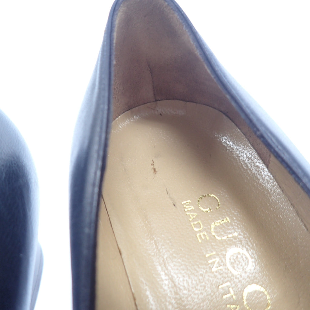 極美品◆グッチ レザーパンプス バンブー GUCCI【AFC1】