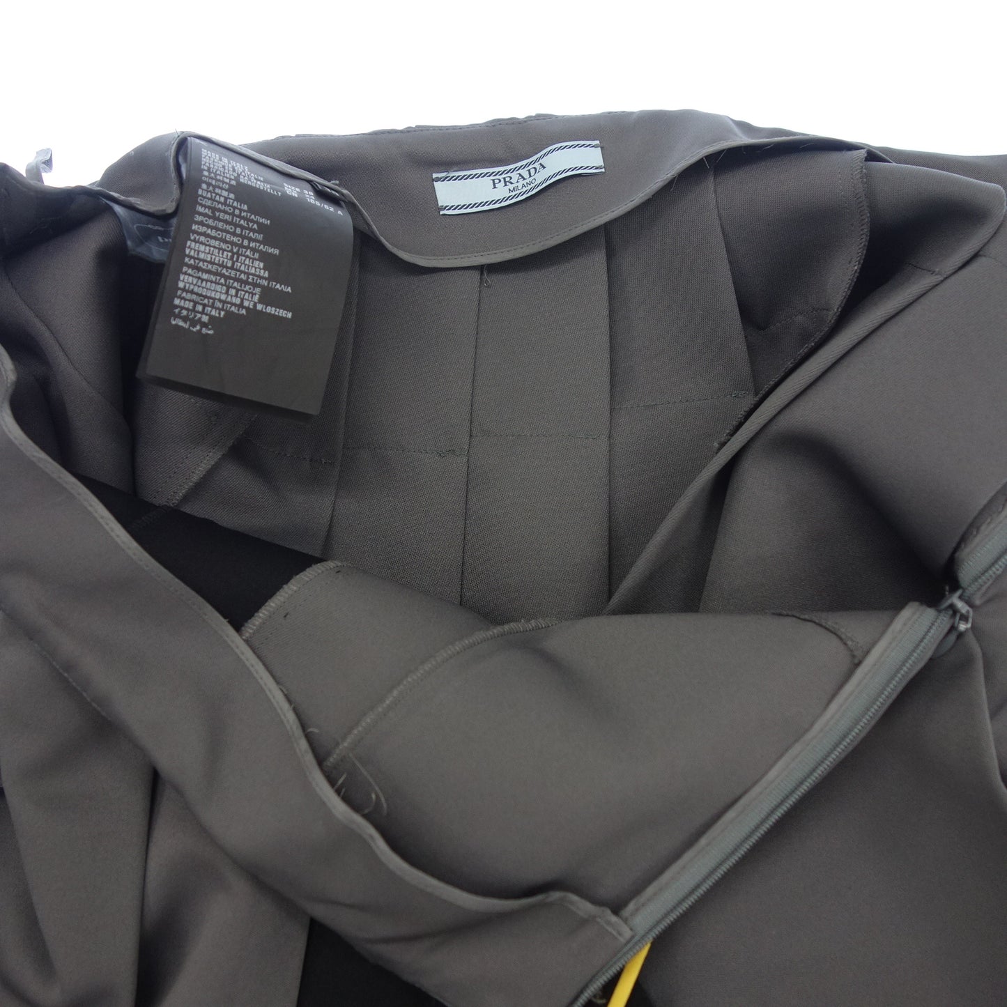 プラダ スカート プリーツ 16SS レディース グレー 38 PRADA【AFB26】【中古】