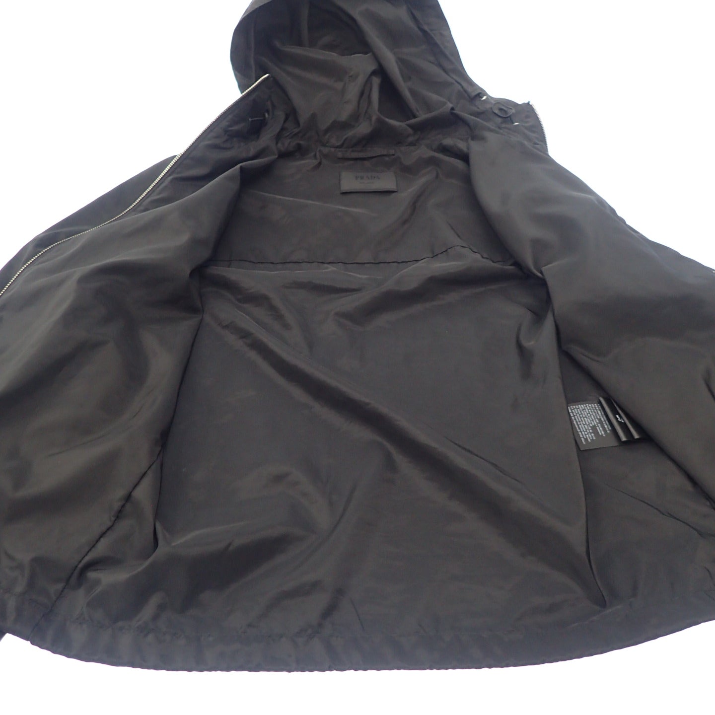 プラダ ナイロン ジャケット メンズ ブラック 48 PRADA【AFB21】【中古】