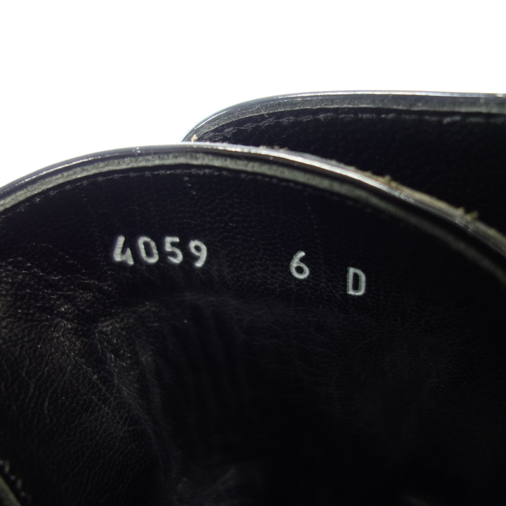 美品◆ ドルチェ&ガッバーナ DOLCE & GABBANA エンジニアブーツ ショートブーツ 6D 黒 【AFC24】