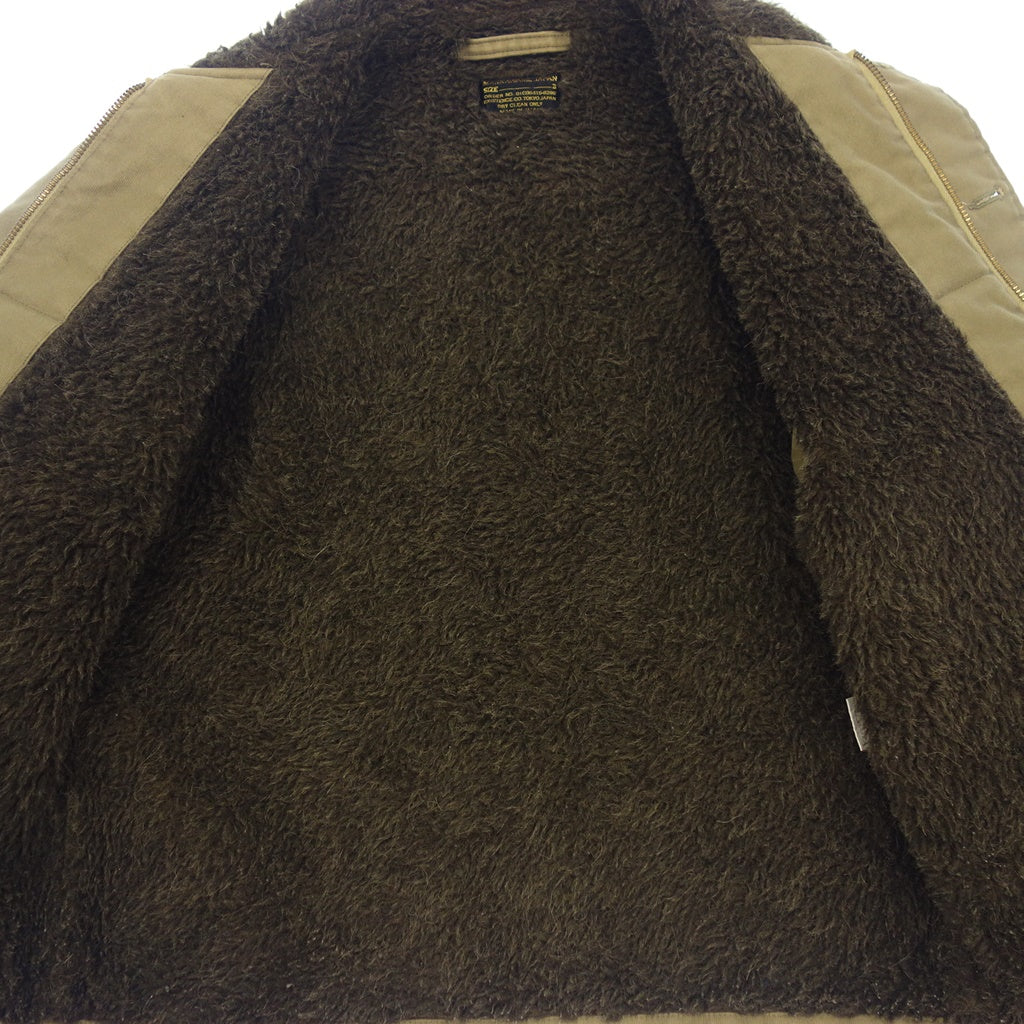 美品◆マーカウェア ジャケット A11C-10BL01C N-1デッキ 裏ボア メンズ カーキ系 サイズ3 MARKAWARE【AFA12】