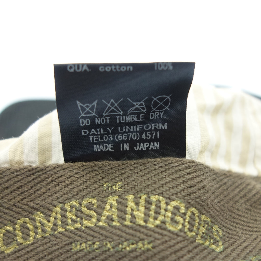 極美品◆カムズアンドゴーズ コーズ 6パネル キャップ メンズ ブラック COMESANDGOES【AFI22】