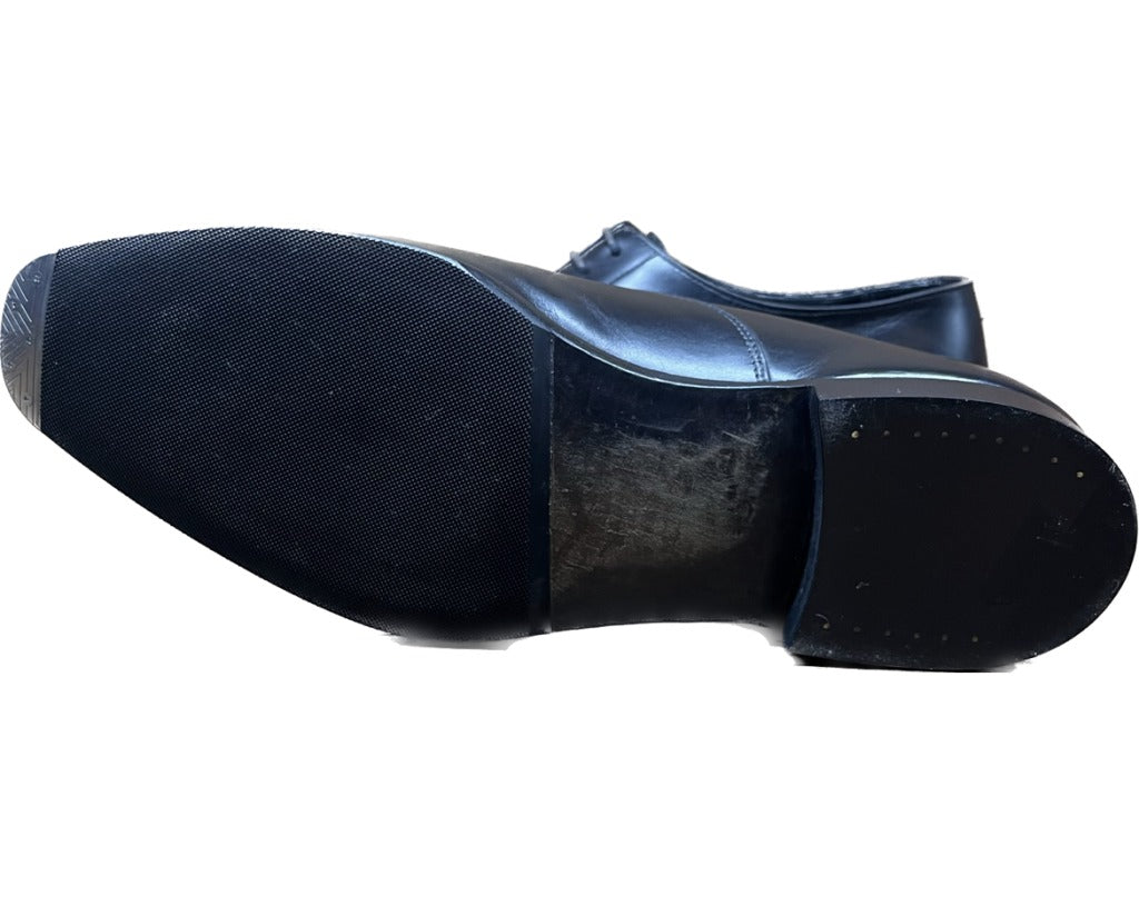 Good Condition◆Crockett & Jones Punched Cap Belgrave Hand Grade Black UK7E Crockett&Jones BELGRAVE