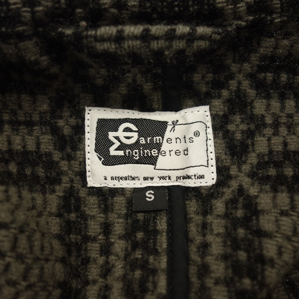 美品◆エンジニアドガーメンツ ベッドフォードジャケット グレー ウール エンブロイダリー メンズ サイズS ENGINEERED GARMENTS【AFB5】